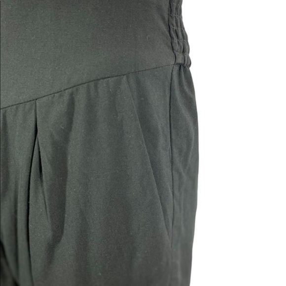 BCBGeneration Size Small Romper Black Blue Abstract Print Sleeveless - Picture 3 of 9